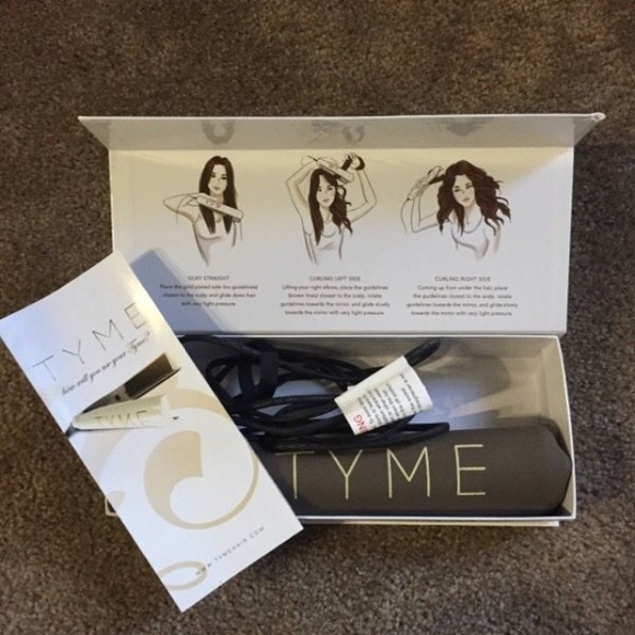 TYME Hair Curling Iron & Straightener
