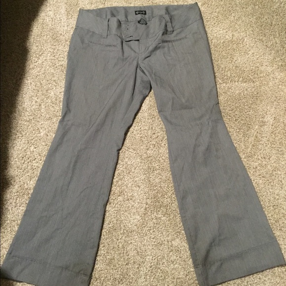 Gray business pants
