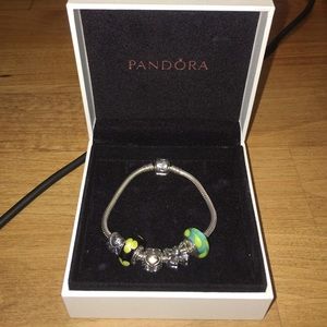Pandora bracelet with charms!