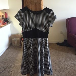 Houndstooth dress