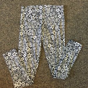 Floral leggings