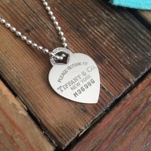 Tiffany & Co. Heart Dog Tag Necklace