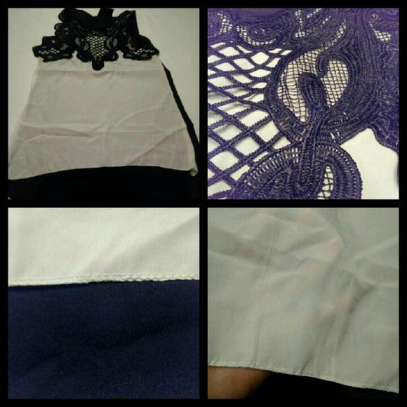 Sleeveless Hi-Lo Blouse PRICE FIRM - Picture 3 of 3