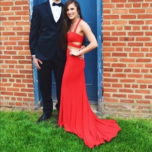 Red Jovani prom dress