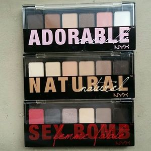 NYX Eyeshadow Palettes