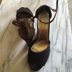 H&M heels with ankle straps size 7