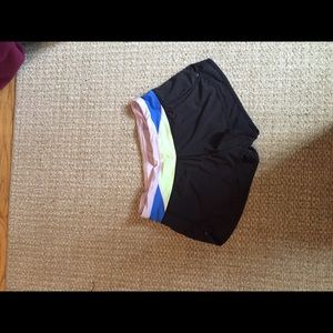 LULU LEMON FREE RUNNING SHORTS
