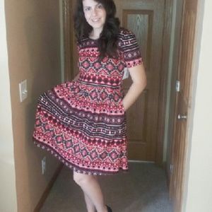 LuLaRoe Amelia Medium aztec