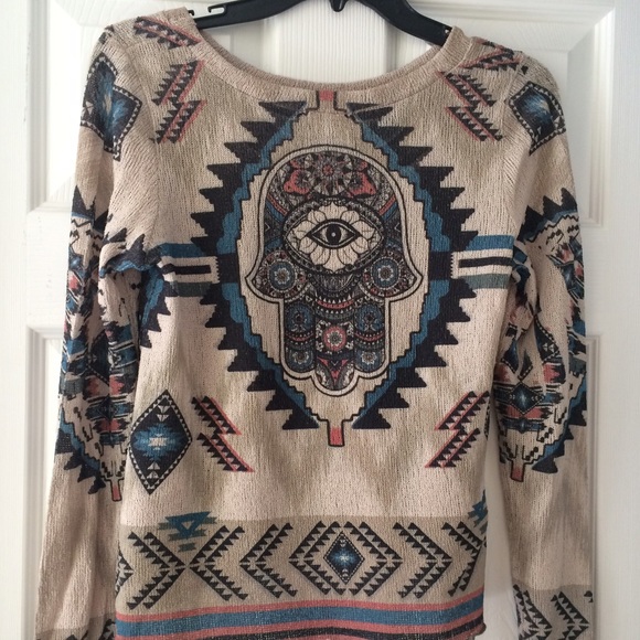 Gaze USA Boho Hamsa hand shirt, NWOT, never worn.