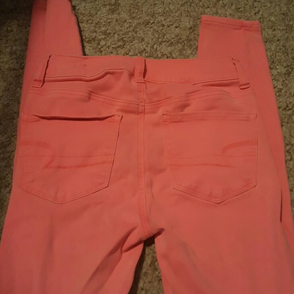 American eagle pink jeans