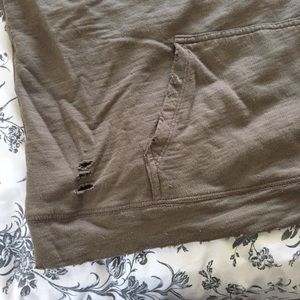 TRUE TO CAST Sweaters - TRUE TO CAST Distressed Hoodie TRUE TO CAST Sweaters - TRUE TO CAST Distressed Hoodie