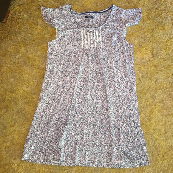 Blue Floral Night Gown