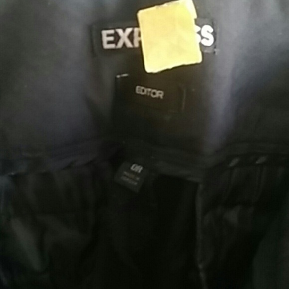 Express editor pants size 0r black boot cut - Picture 3 of 3