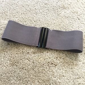 American Apparel Gray Wide Elastic Belt