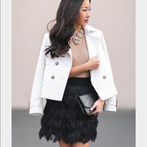 💥Banana Republic Fringe Mini Skirt Size Small💥