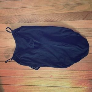 Black dance leotard
