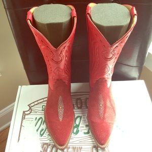 Handmade Stingray Cobra Decktile cowboy boots