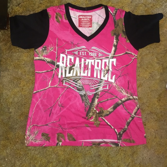 Pink Realtree Camo Shirt