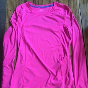 Dri fit pink long sleeve
