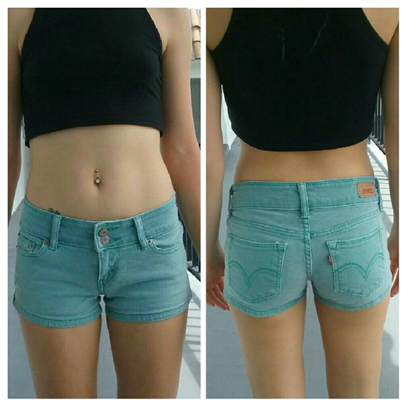 Turquoise shorts