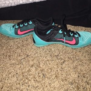 Nike spike track and field shoes