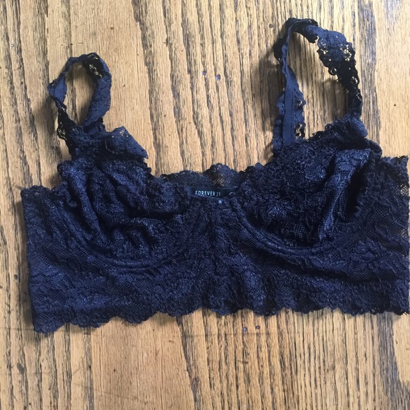 Forever 21 black bralette