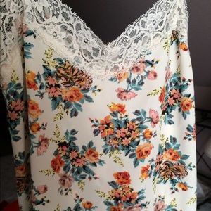 Floral print tank