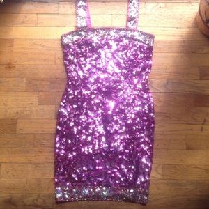 Vintage Sequin Bodycon Dress