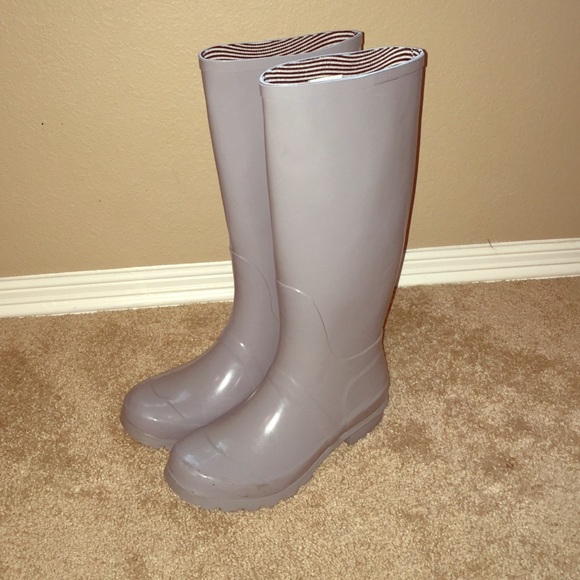 Gray Women's Rain Boots