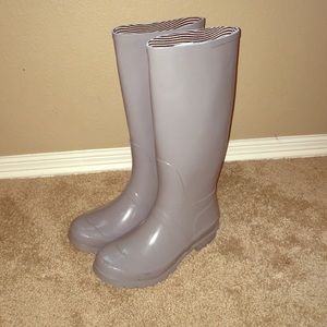 Gray Women's Rain Boots