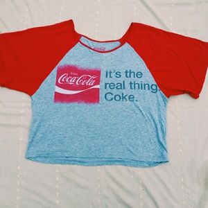 QUICKSALE- Coca cola crop top