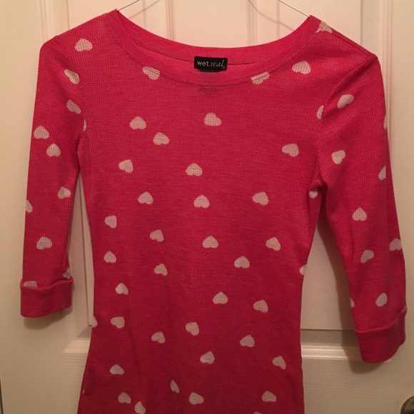 Cute Hearts 3/4 Length Thermal