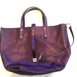 💜Tiffany & Co Reversible mini purple tote 💜