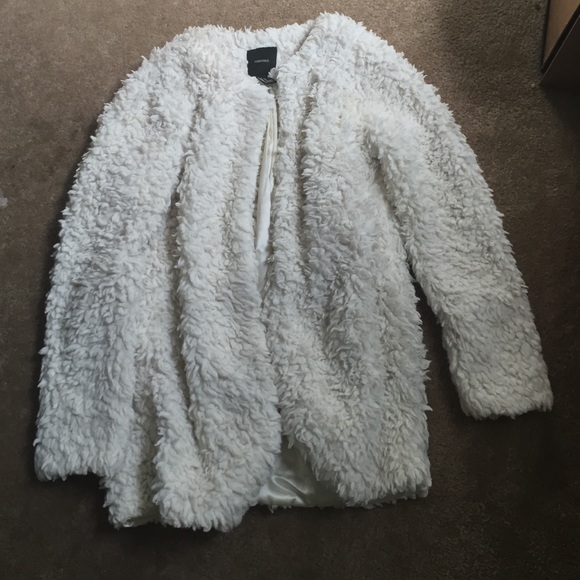 Faux fur coat
