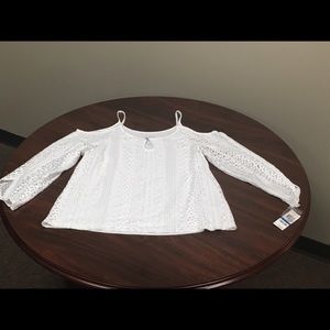 White Off The Shoulder Top