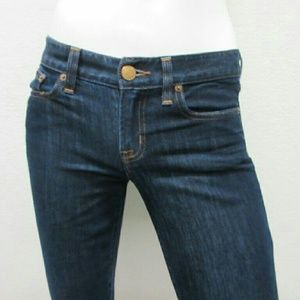 JCREW Toothpick Ankle Dark Blue Denim