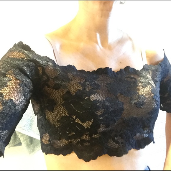 VS lace crop top