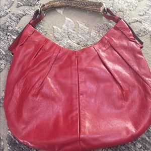 YSL Red Mombasa Handbag