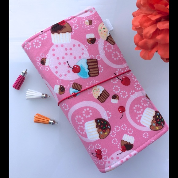 Fabric fauxdori midori planner journal cover