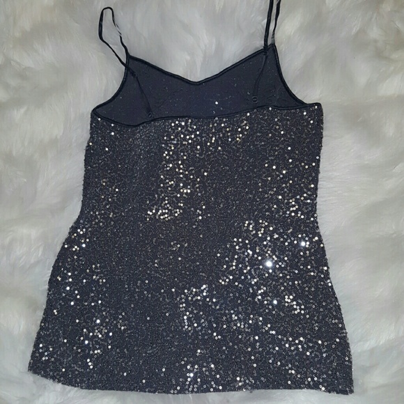 Silver Sequin tank/Express - Picture 2 of 2