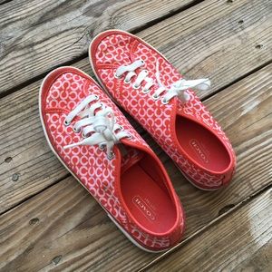Red Coach shoes