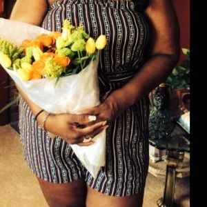 Forever 21 strapless romper