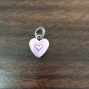 ‼️AUTHENTIC‼️ Brighton Candy Heart BFF Charm Lilac