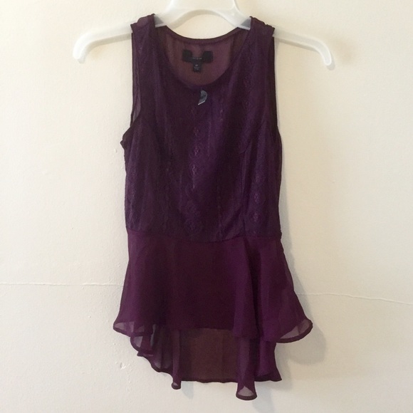 Lace Hi-Lo Blouse