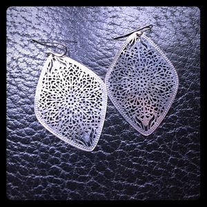 Premier Design Silver Lace Earrings: Look great on