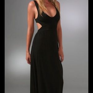 Tobi Black Cutout Maxi Dress