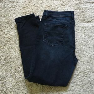Dark blue Loft skinny jeans
