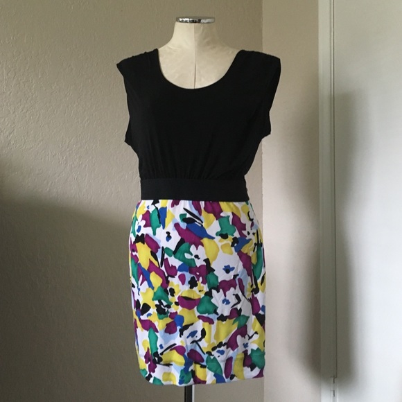 BCBG two toned dress