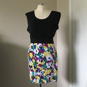 BCBG two toned dress