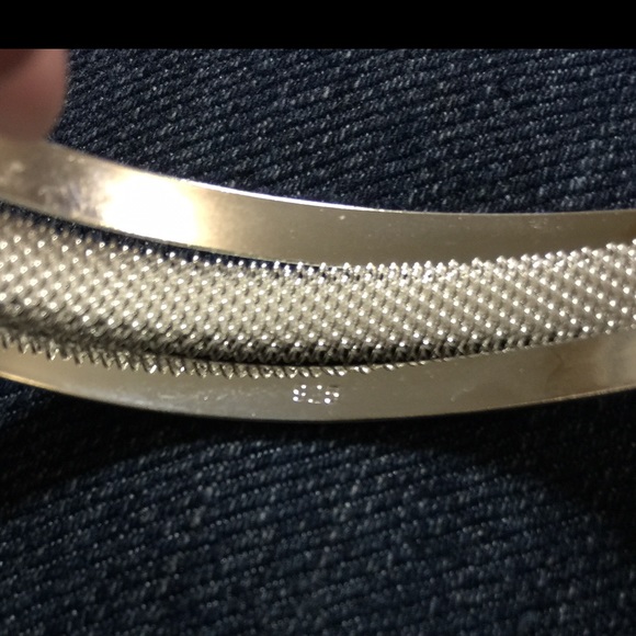 925 Twisted Bangle NIB - Picture 2 of 3